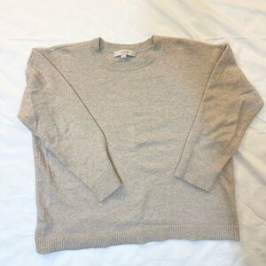 LOFT Women’s Beige Crewneck Sweater